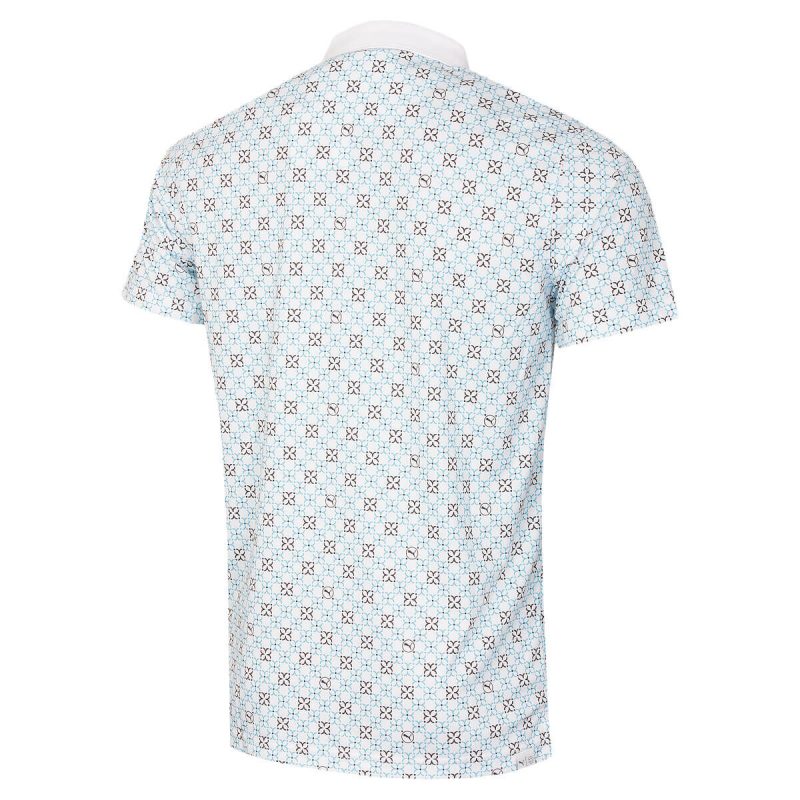 Puma Golf Mens Pure Monogram Comfortable 4-way Stretch Polo Shir - Image 2