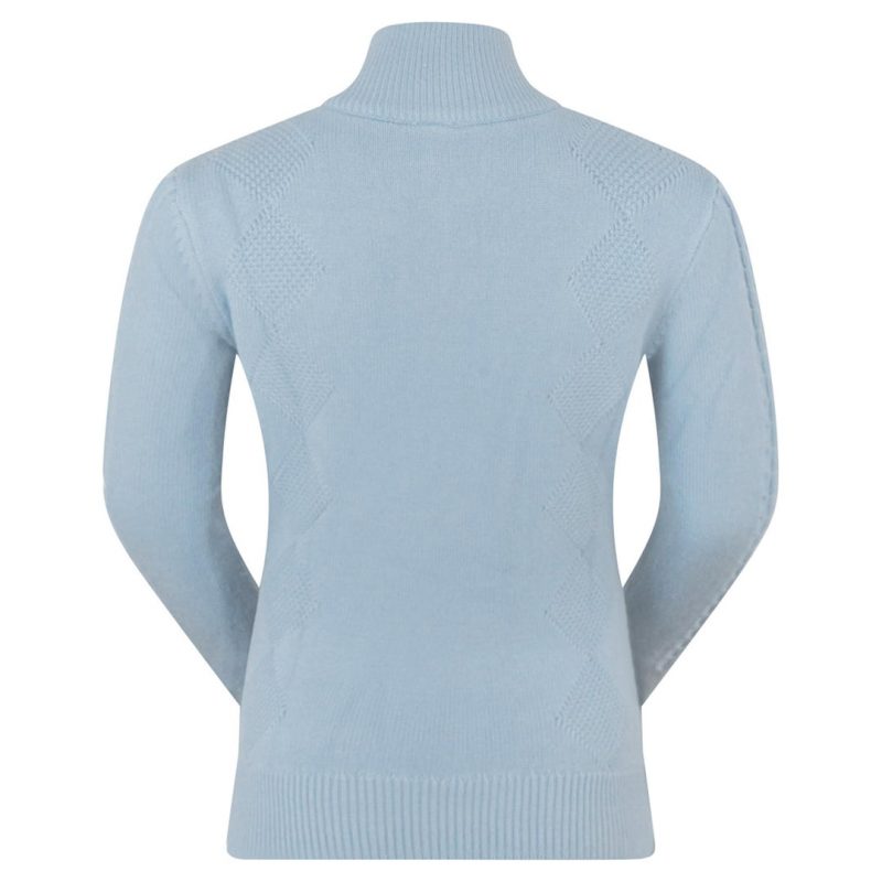 Pure Golf Sorrell Cable Knit Lined Ladies Golf Jumper - Image 3