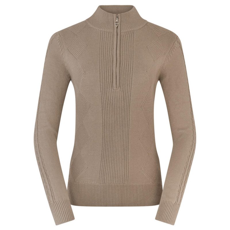 Pure Golf Sorrell Lined Quarter Zip Ladies Golf Jumper