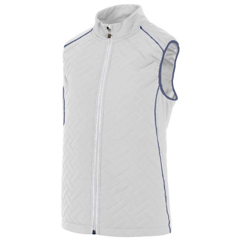 Island Green Golf IGLVST2305 Ladies Padded Gilet with Piping