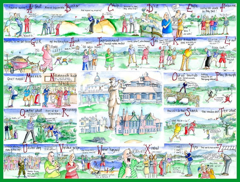 Golf - Tim Bulmer 1000 Piece Jigsaw Puzzle - Image 2