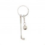 Golf Club & Ball Keyring – Presented in Gift Pouch