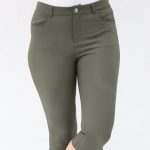 Famara Golf Capris Pedal Pushers Stretch Trousers - Moss