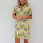 Famara Golf Short Sleeve Frill Dress – Daisies