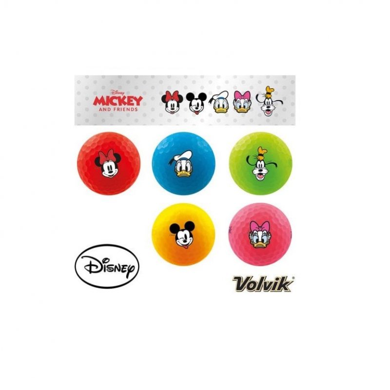 Volvik VIVID Mickey & Friends Golf Ball Gift Set