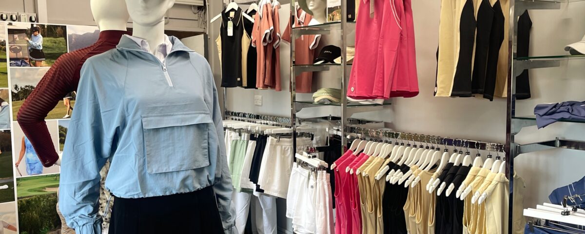 Gaudet Luce Celebrates the Grand Re-Opening of Our Extended Women’s Golf Clothing Range