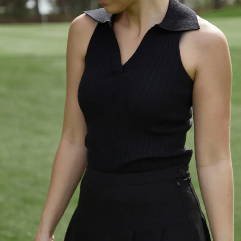 Victoria Paulsen Heath Polo - Black