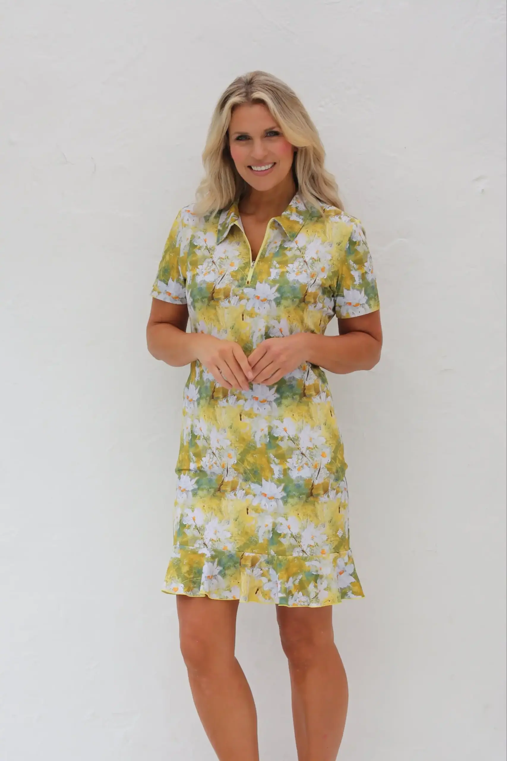 Famara Frill Golf dress
