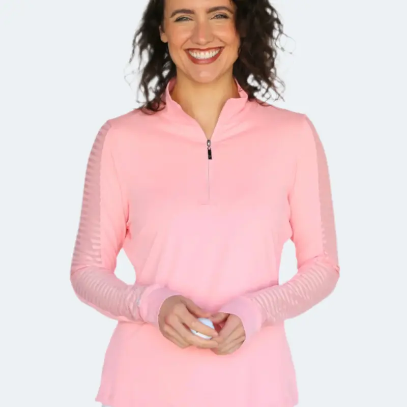 Sheer Long Sleve Golf Shirt