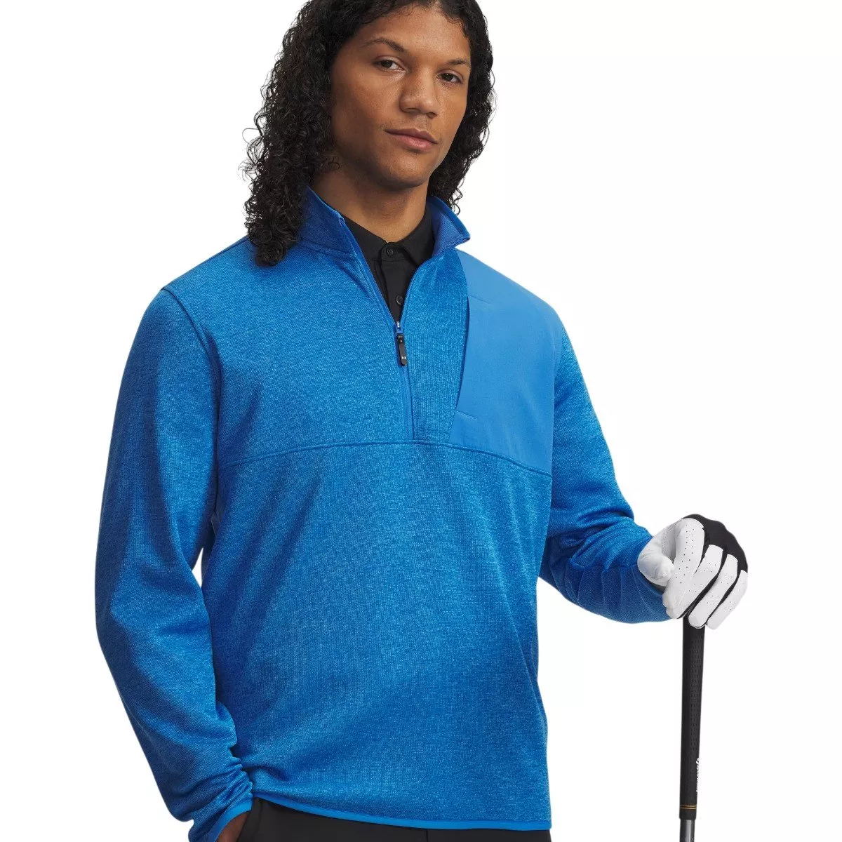 Under Armour Drive 1/2 Zip Pullover - Blue Atlantis