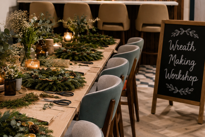 Christmas Wreath Making Workshop - Gaudet Luce Golf Club