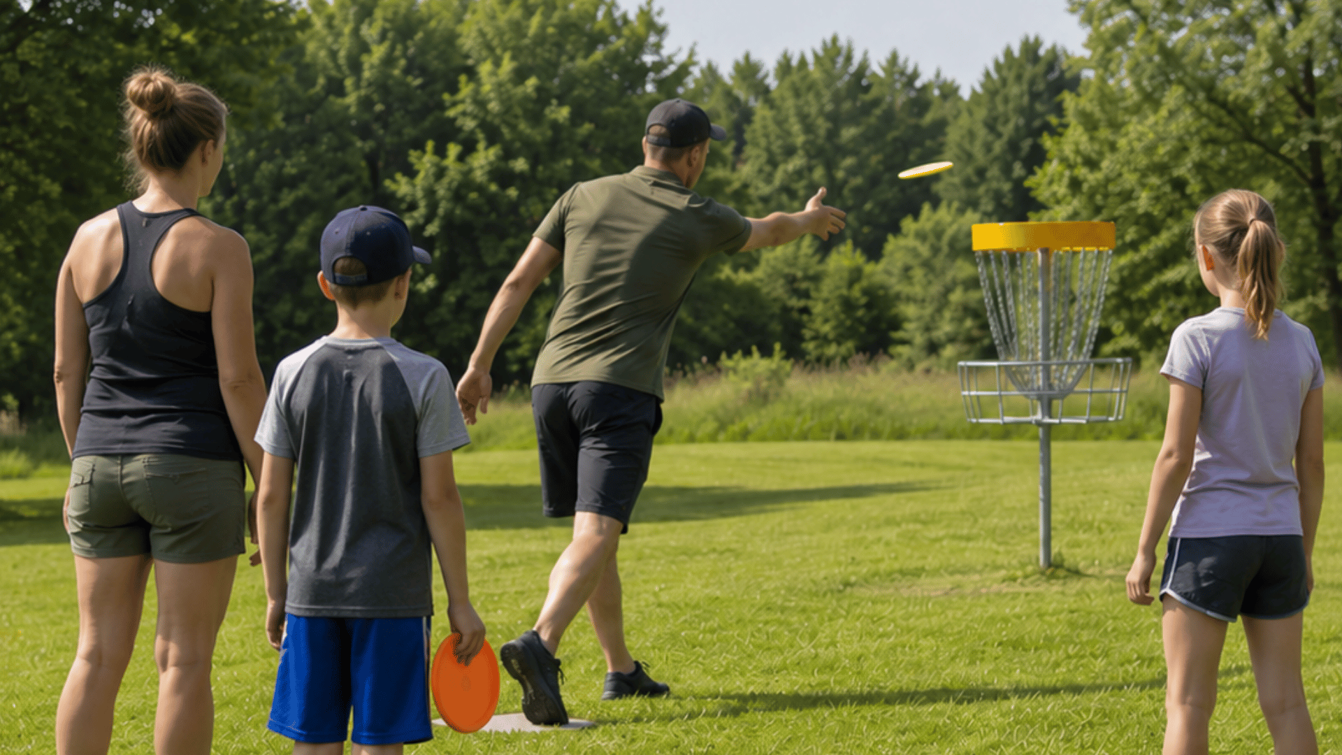 Discgolf at Gaudet Luce