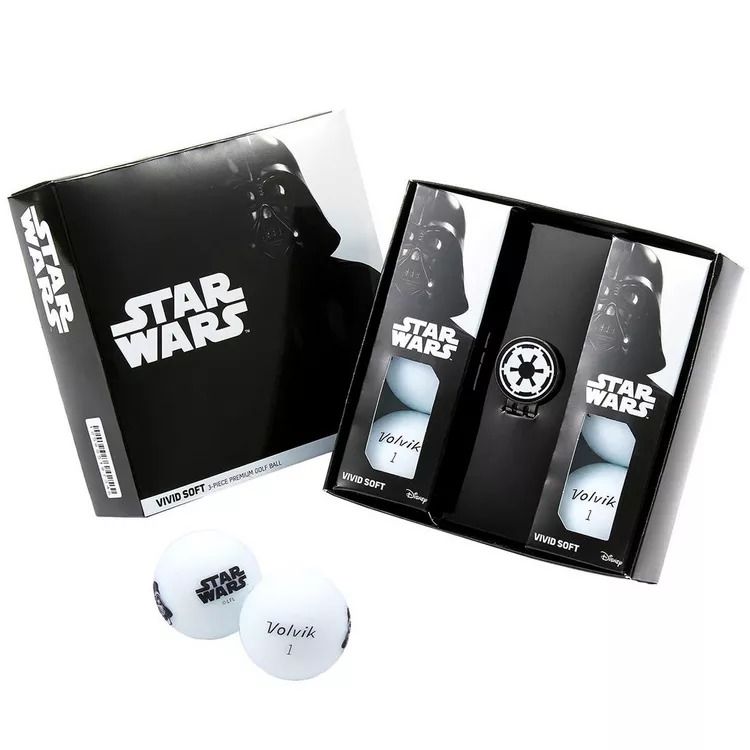 Volvik | Vivid Soft | Set of 6 Star Wars Golf Balls