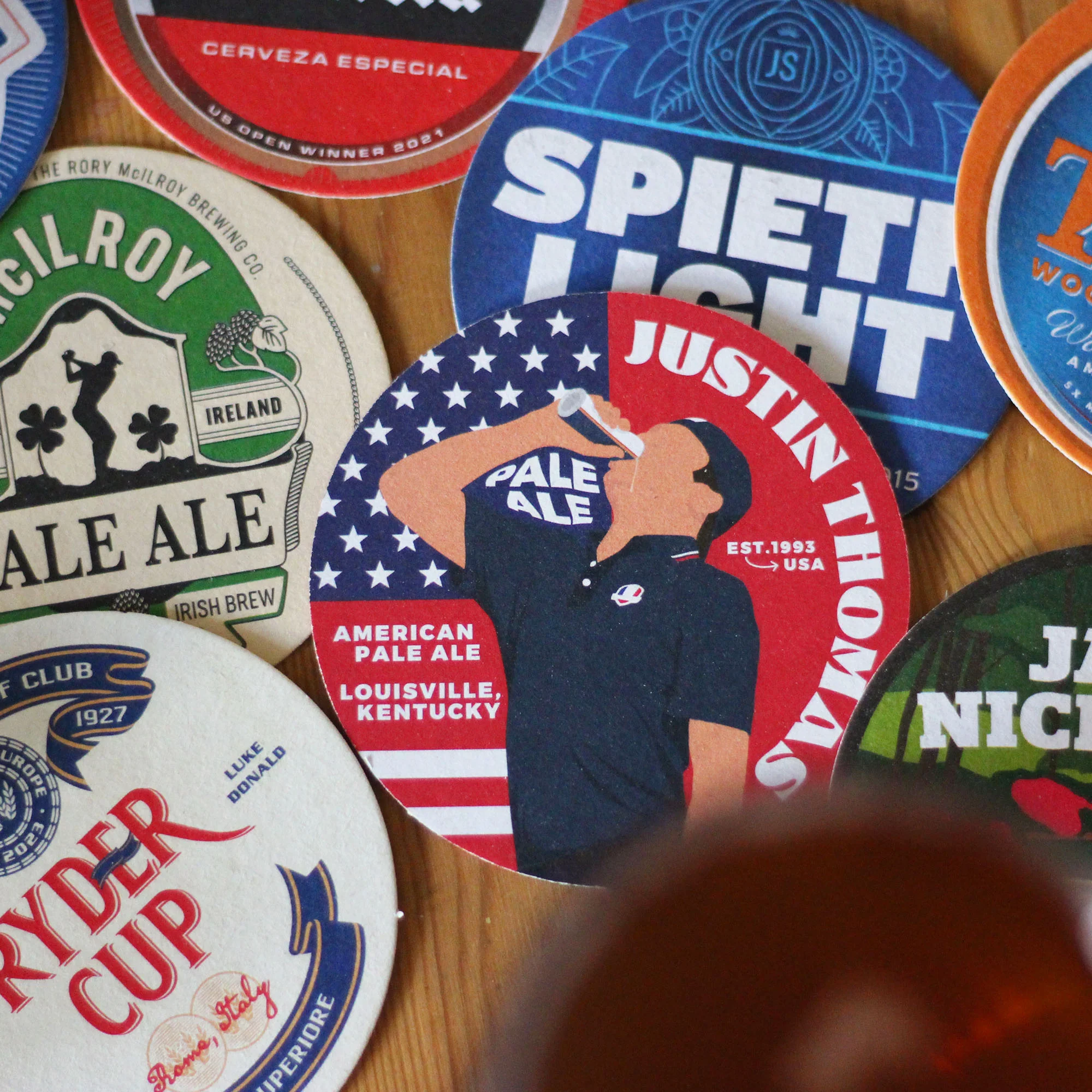 Boot & Ball | Golf Beer Mats - Image 2